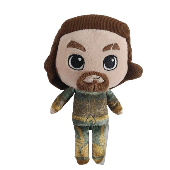 Funko Aquaman 8”  Plush DC Justice League Hero Plushies Figure Jason Momoa - Picture 1 of 3